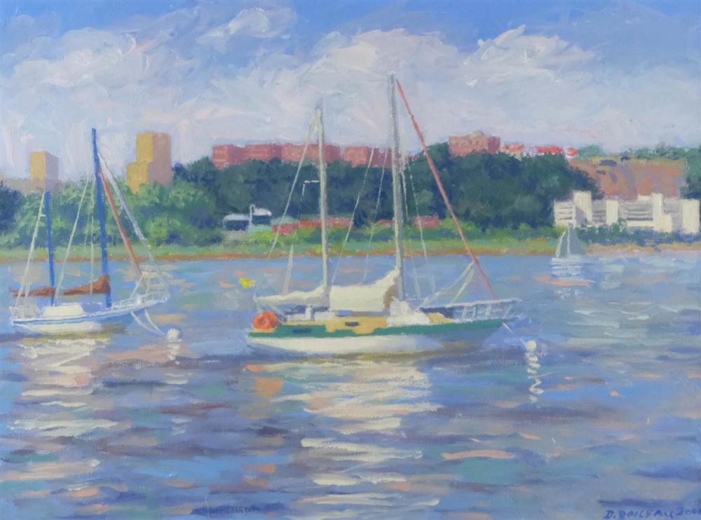 DENNIS BOILEAU SAILBOAT WITH
