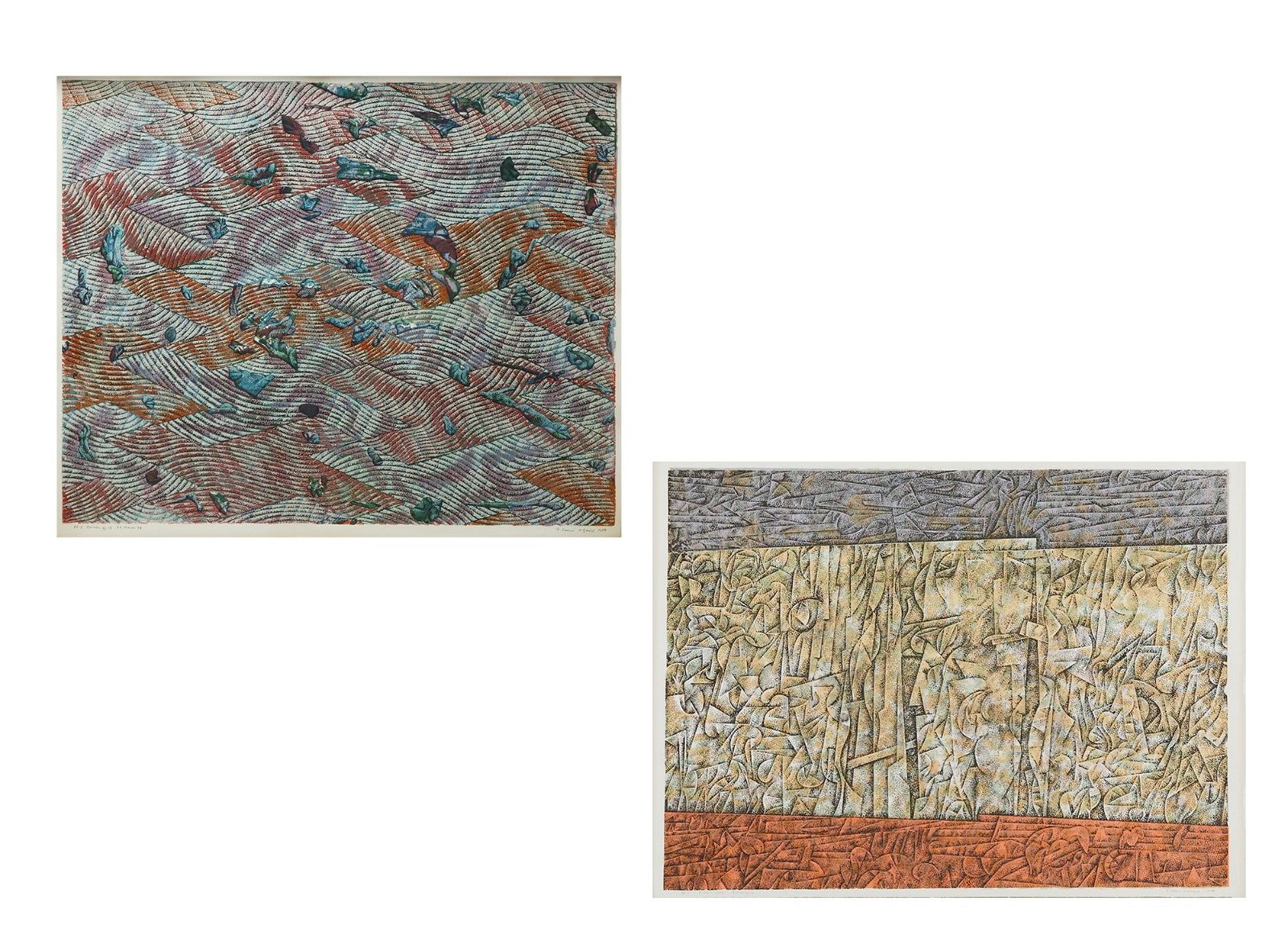 DENNIS GOULD, TWO WORKS, 1984Dennis
