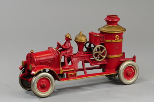 DENT FIRE PUMPER WITH CAST DRIVER
