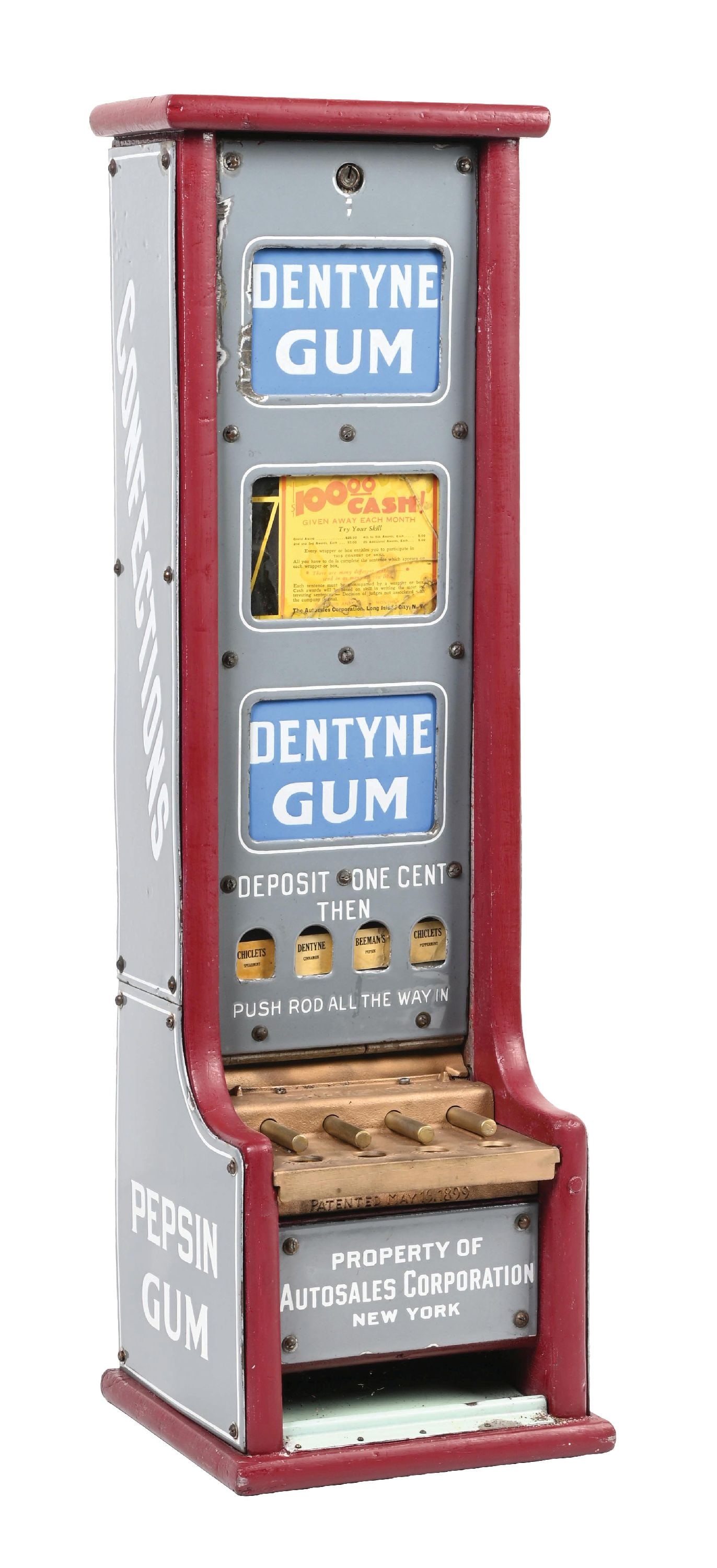DENTYNE CHEWING GUM VENDING