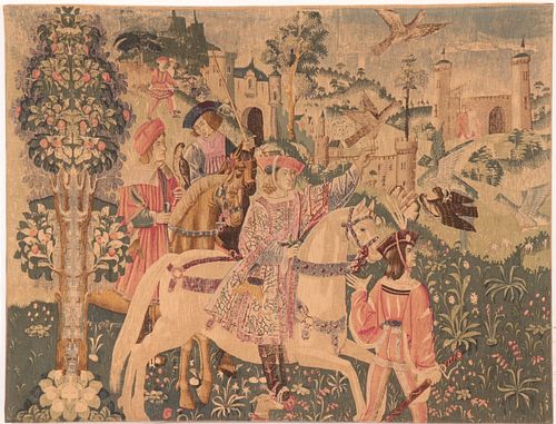 DEPART POUR LE CHASSE TAPESTRY