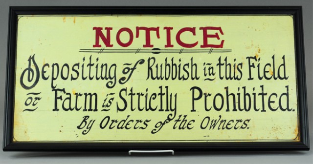 ''DEPOSITING OF RUBBISH