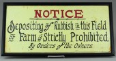 ''DEPOSITING OF RUBBISH PROHIB