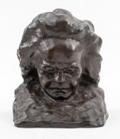 DEPREZ BEETHOVEN BRONZE BUST S