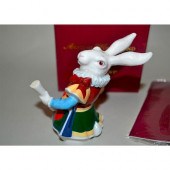 DEPT 56 WHITE RABBIT CANDLE EX