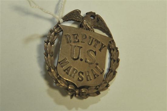 DEPUTY U.S. MARSHALL BADGE.