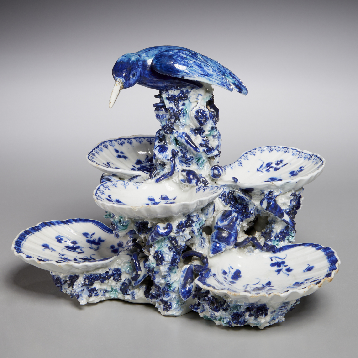 DERBY BLUE AND WHITE SHELL