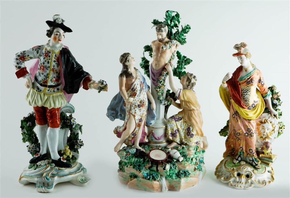 DERBY PORCELAIN FIGURE GROUP, A