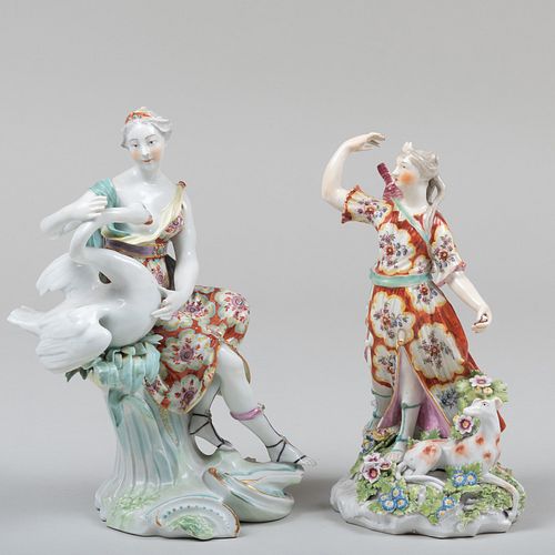 DERBY PORCELAIN FIGURE GROUP OF