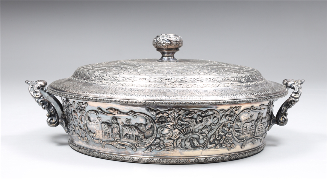 Derby Silver Co. etched silver