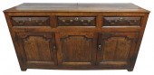 DERBYSHIRE OAK ENGLISH DRESSER