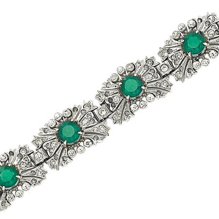 DeRosa Rhinestone Bracelet 	 