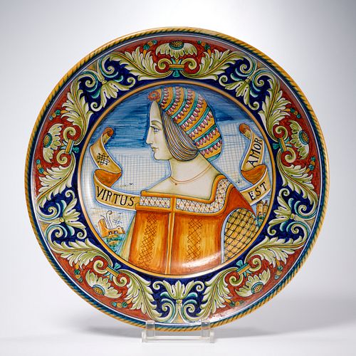 DERUTA ITALIAN MAJOLICA CHARGER20th