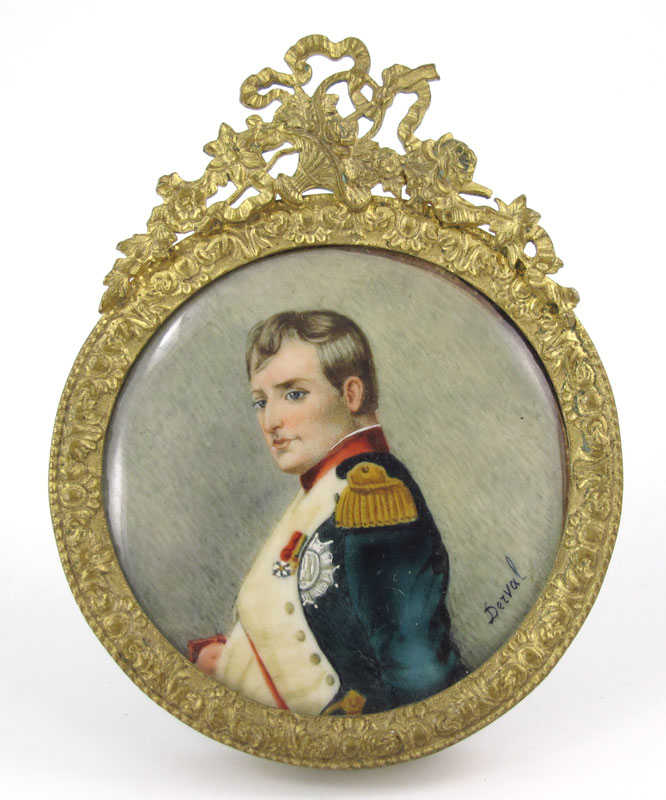 DERVAL MINIATURE ON IVORY OF
