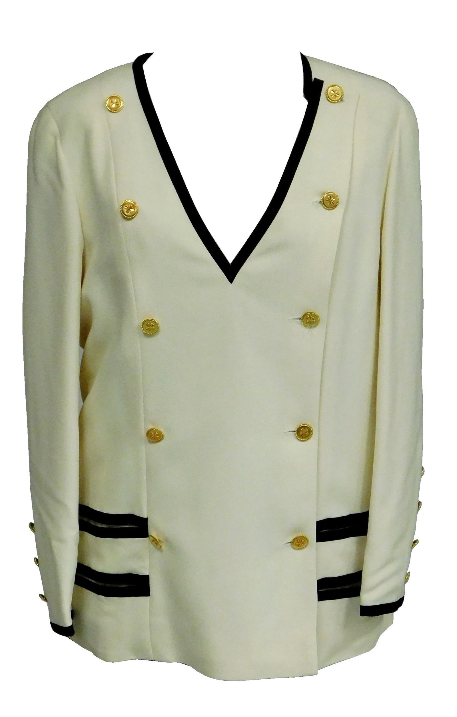 DESIGNER: CHANEL CREPE SILK BLOUSE,
