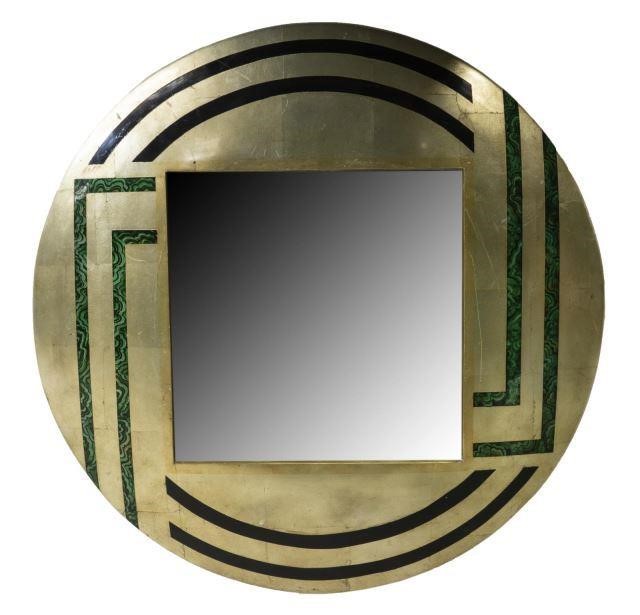 DESIGNER FAUX MALACHITE CIRCULAR