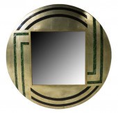 DESIGNER FAUX MALACHITE CIRCUL