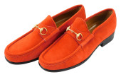 DESIGNER: GUCCI NUBUCK LOAFERS