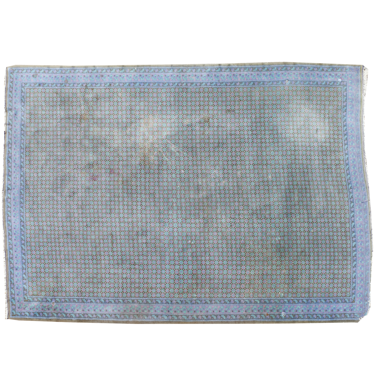 DESIGNER HAND-KNOTTED WOOL CARPET