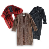 DESIGNER LADIES COAT ROBE & FA