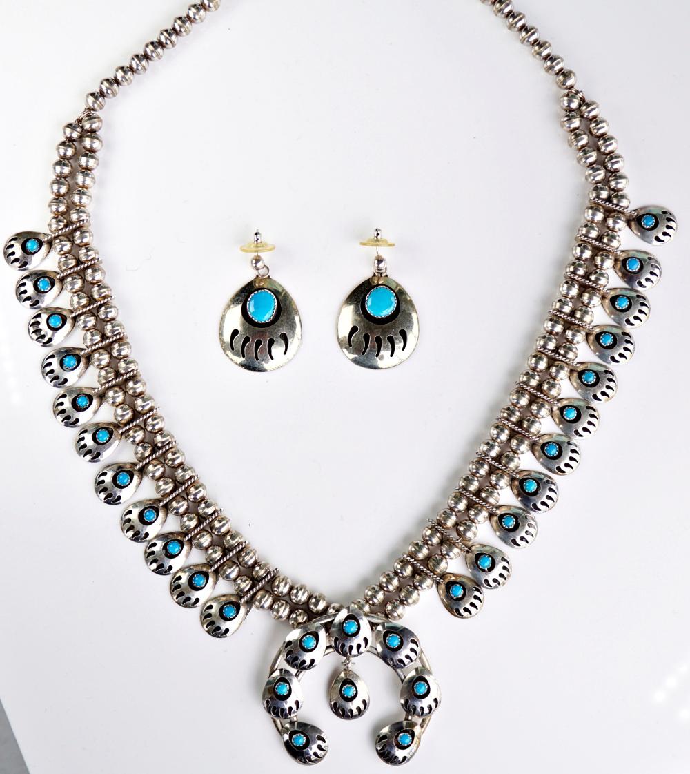 DESIGNER SQUASH BLOSSOM NECKLACE