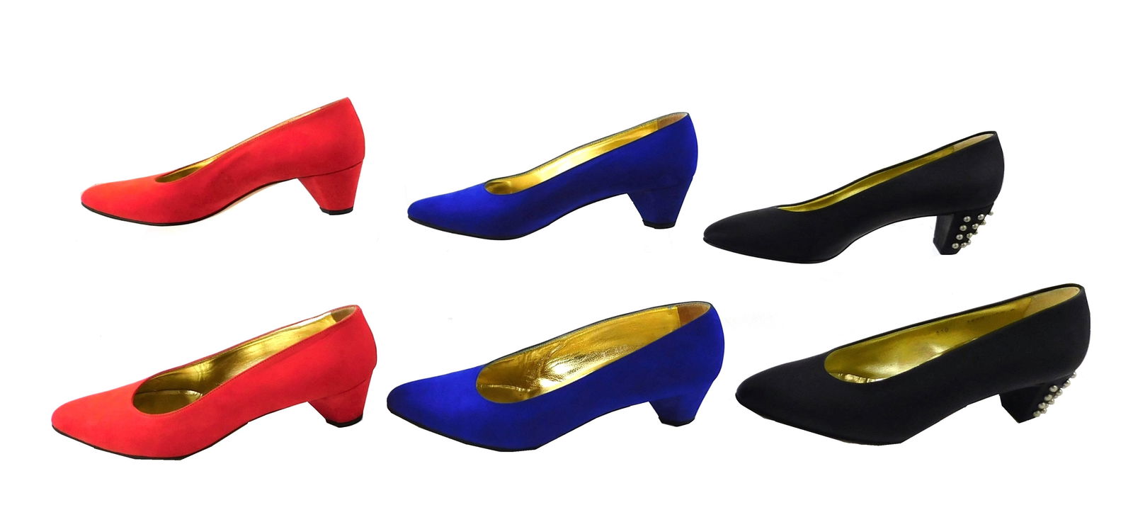 DESIGNER: THREE PAIRS OF SHOES BY