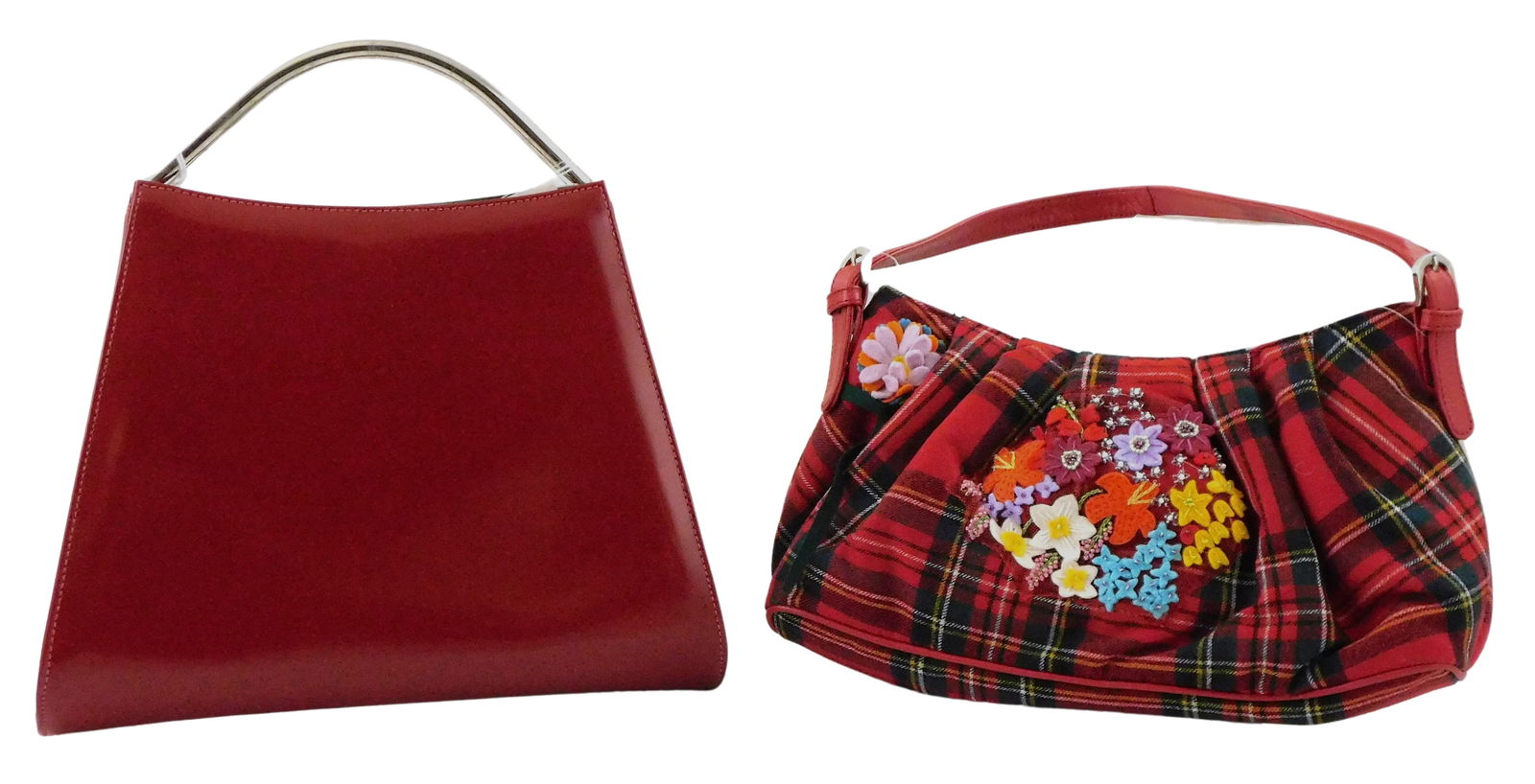 DESIGNER: TWO PURSES BY MOSCHINO