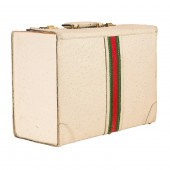 DESIGNER WHITE OSTRICH BRIEFCA