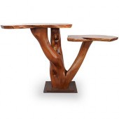 DESIGNER WOOD SLAB TABLEDESCRI