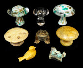 DESK ACCESSORIES, EIGHT PIECES