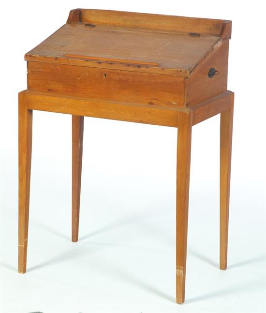 DESK BOX ON STAND.  American 