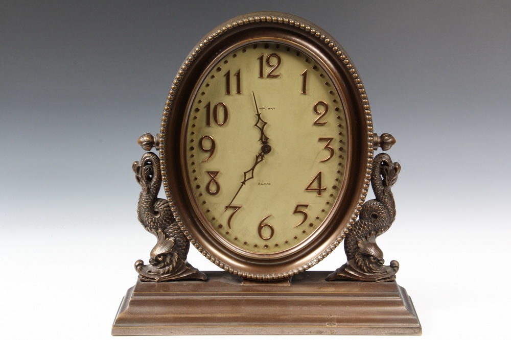 DESK CLOCK - Waltham Eight Day Desk