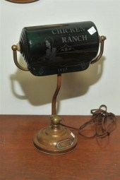 DESK LAMP. American  dated 192