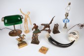 Desk Lamps, Book Ends, Ostrich