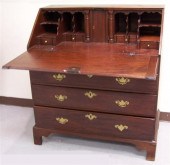 Desk  late 18th C.  mahogany a