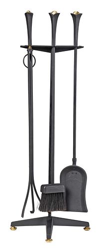 DESKEY ART DECO FIREPLACE TOOL