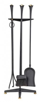 DESKEY ART DECO FIREPLACE TOOL