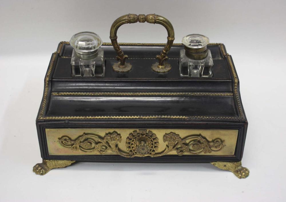 DESKTOP INK STAND AND LETTER BOX,