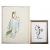 DESMOND HEELEY. TWO COSTUME DE