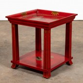 DESSIN FOURNIR RED FAUX LACQUE
