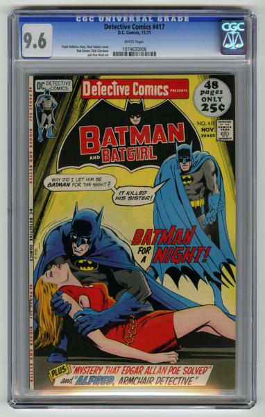 Detective Comics #417 CGC 9.6