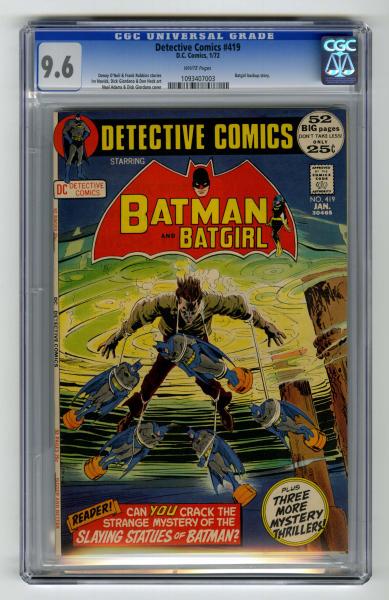 Detective Comics #419 CGC 9.6
