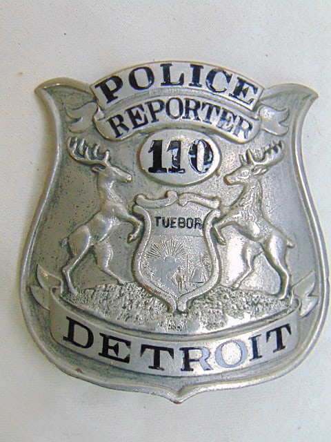 DETROIT POLICE BADGE, "POLICE