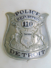 DETROIT POLICE BADGE, "POLICE