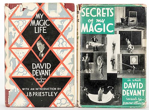 DEVANT, DAVID. TWO VOLUMES BY