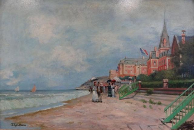 DEVEAU Jacques. O/C French Beach