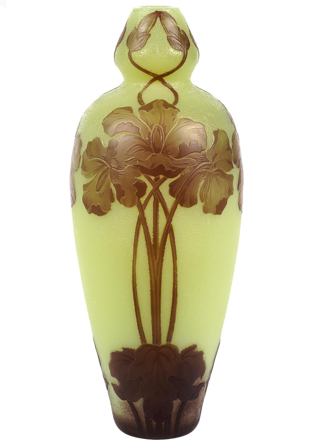 DEVEZ FRENCH ART GLASS SIGNED