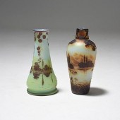 DEVEZ VASESTwo Cameo glass vas