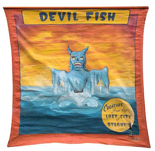 DEVIL FISH. CREATURE FROM THE