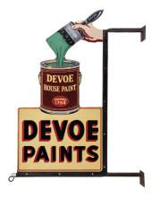 DEVOE HOUSE PAINTS DOUBLE-SIDE